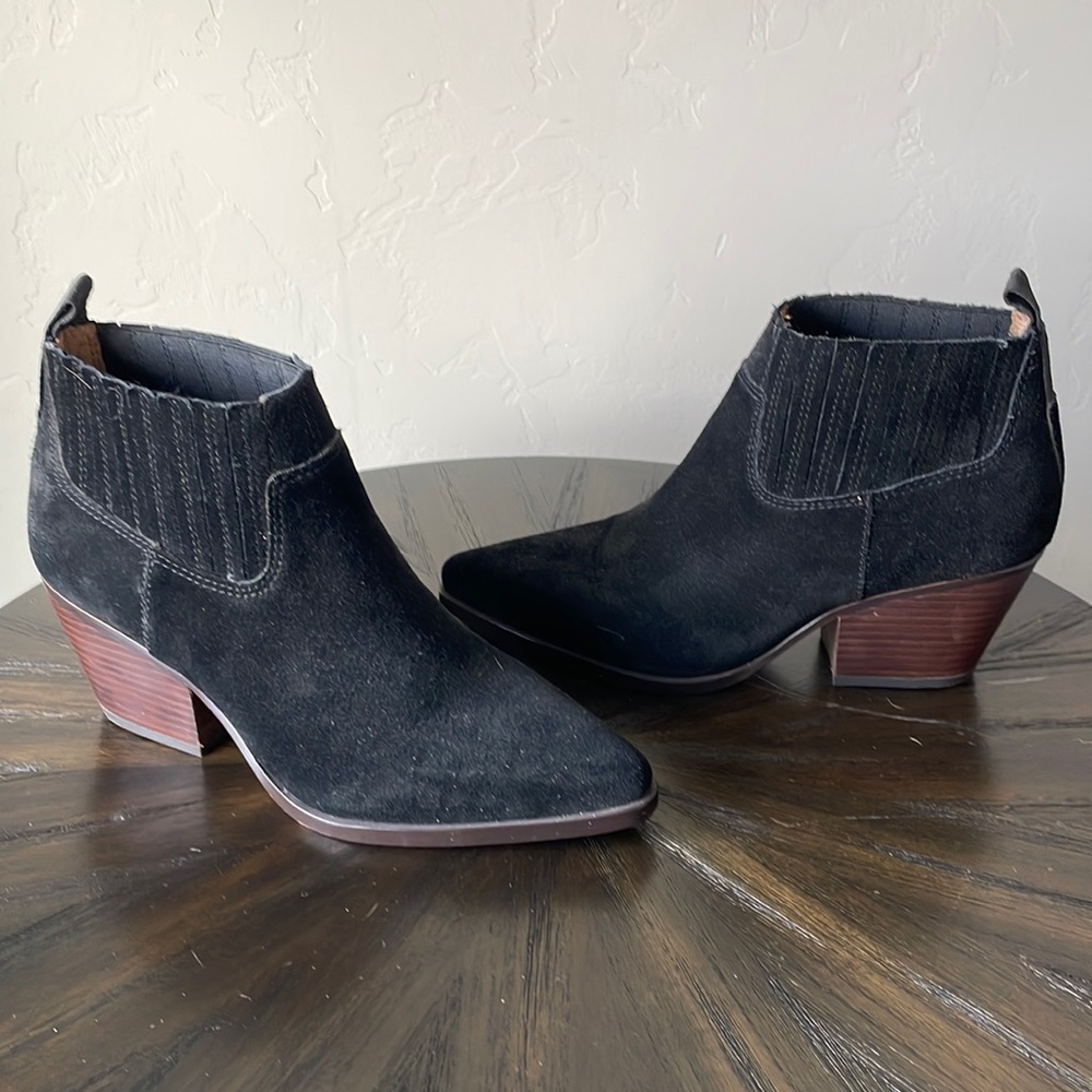 Franco Sarto suede booties